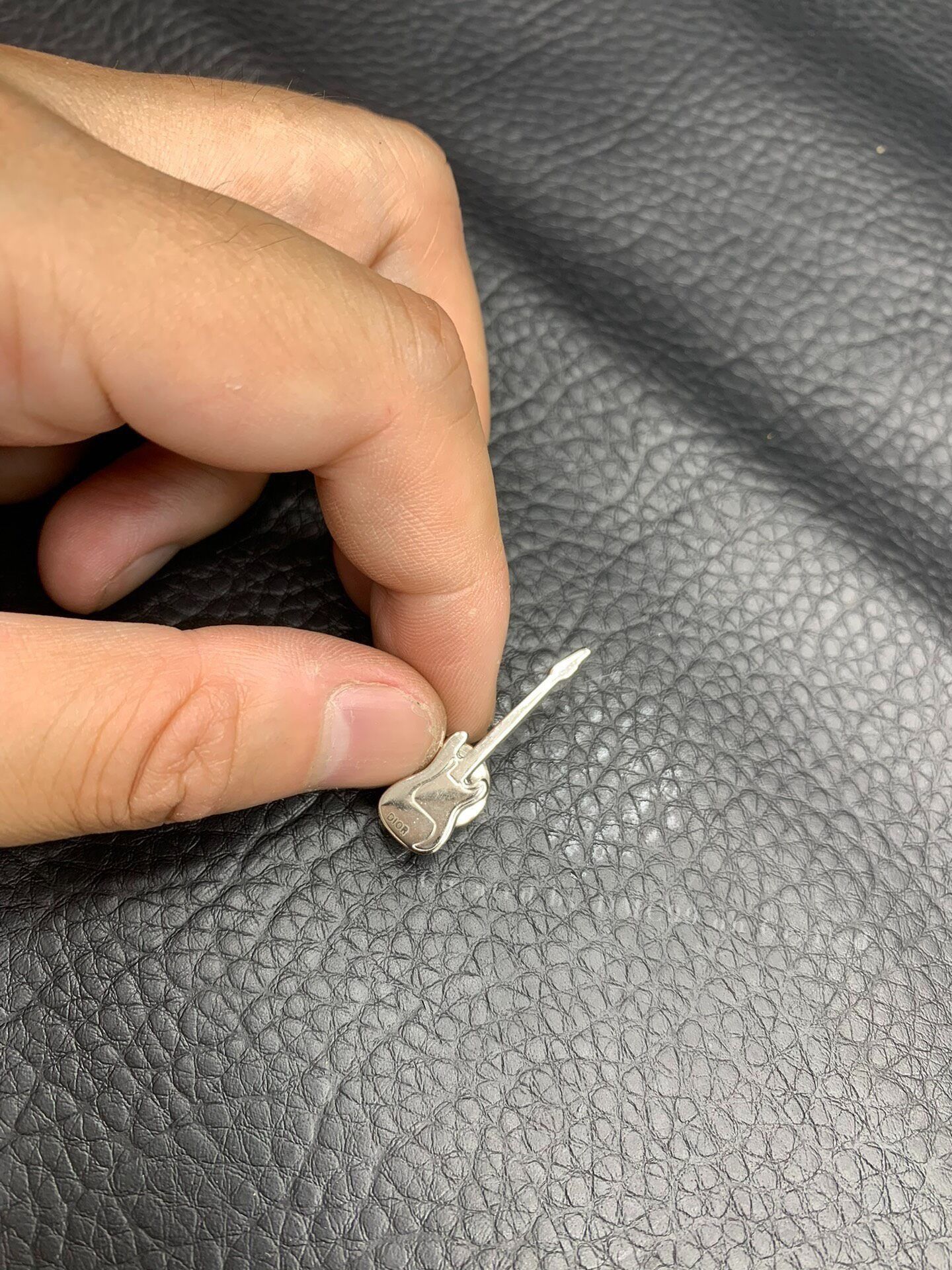Dior × Hedi Slimane Dior HOMME GUITAR NECKLACE silver 925 Hedi Era