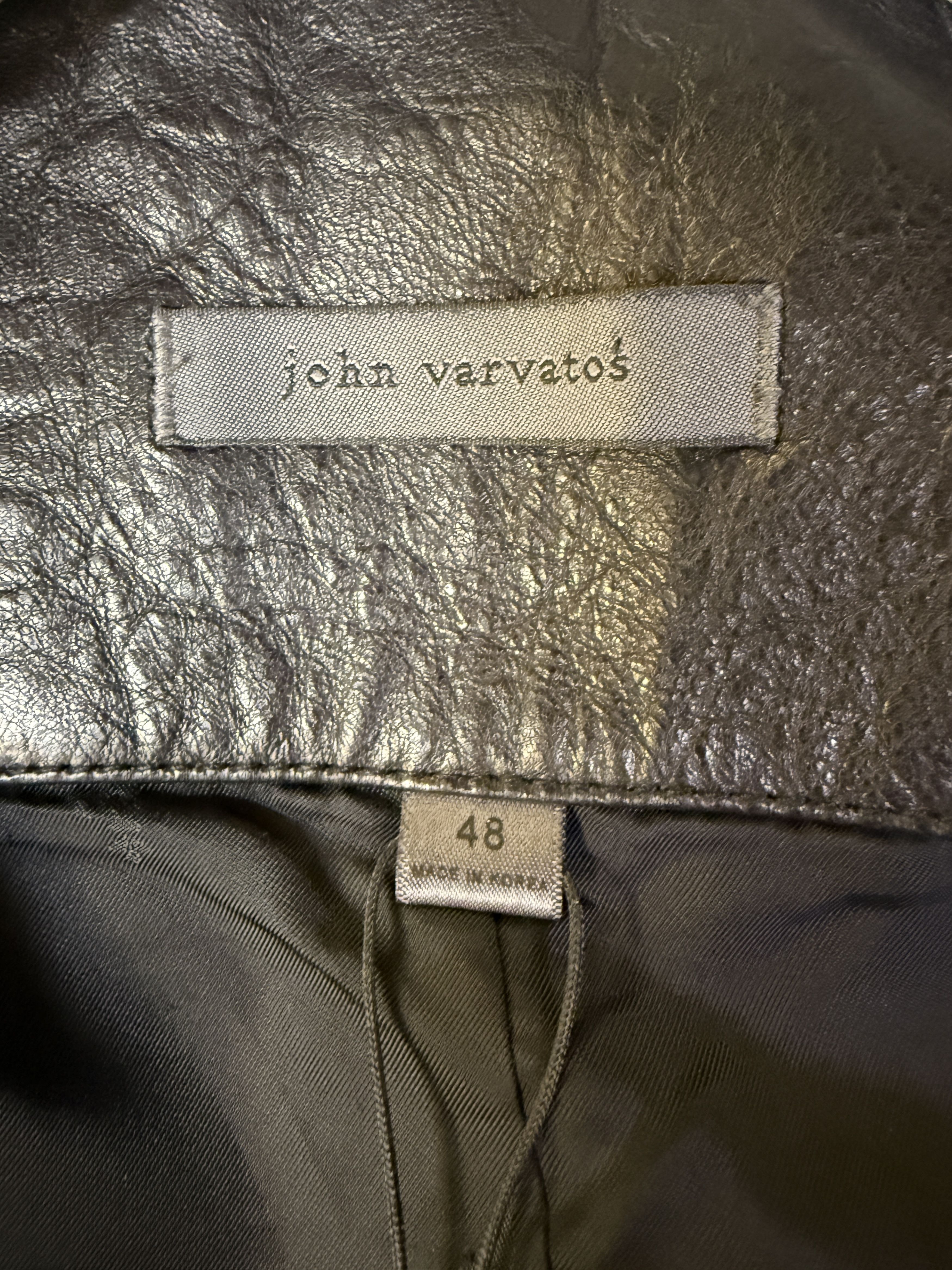 John Varvatos $1998 John Varvatos Rawley Biker Jacket Size US M / EU 48-50 / 2 - 9 Thumbnail