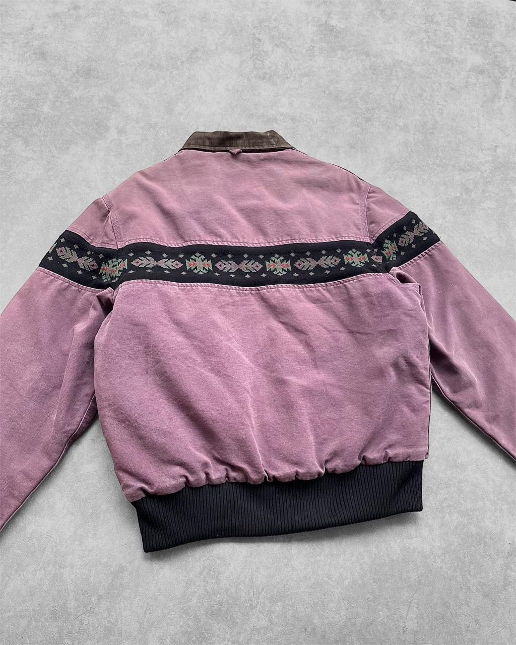 Carhartt Vintage Carhartt JQ0457 - “Aztec” Jacket Faded Damson Size US L / EU 52-54 / 3 - 5 Thumbnail