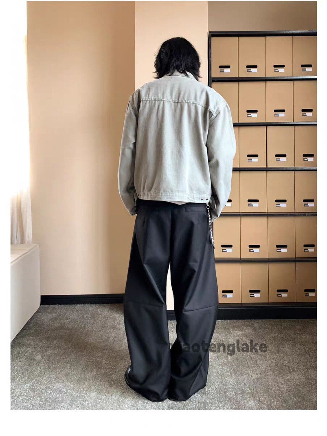 Designer × Japanese Brand × Vintage Unisex utility loose baggy hiphop patchwork pleated pants Size US 28 / EU 44 - 3 Thumbnail
