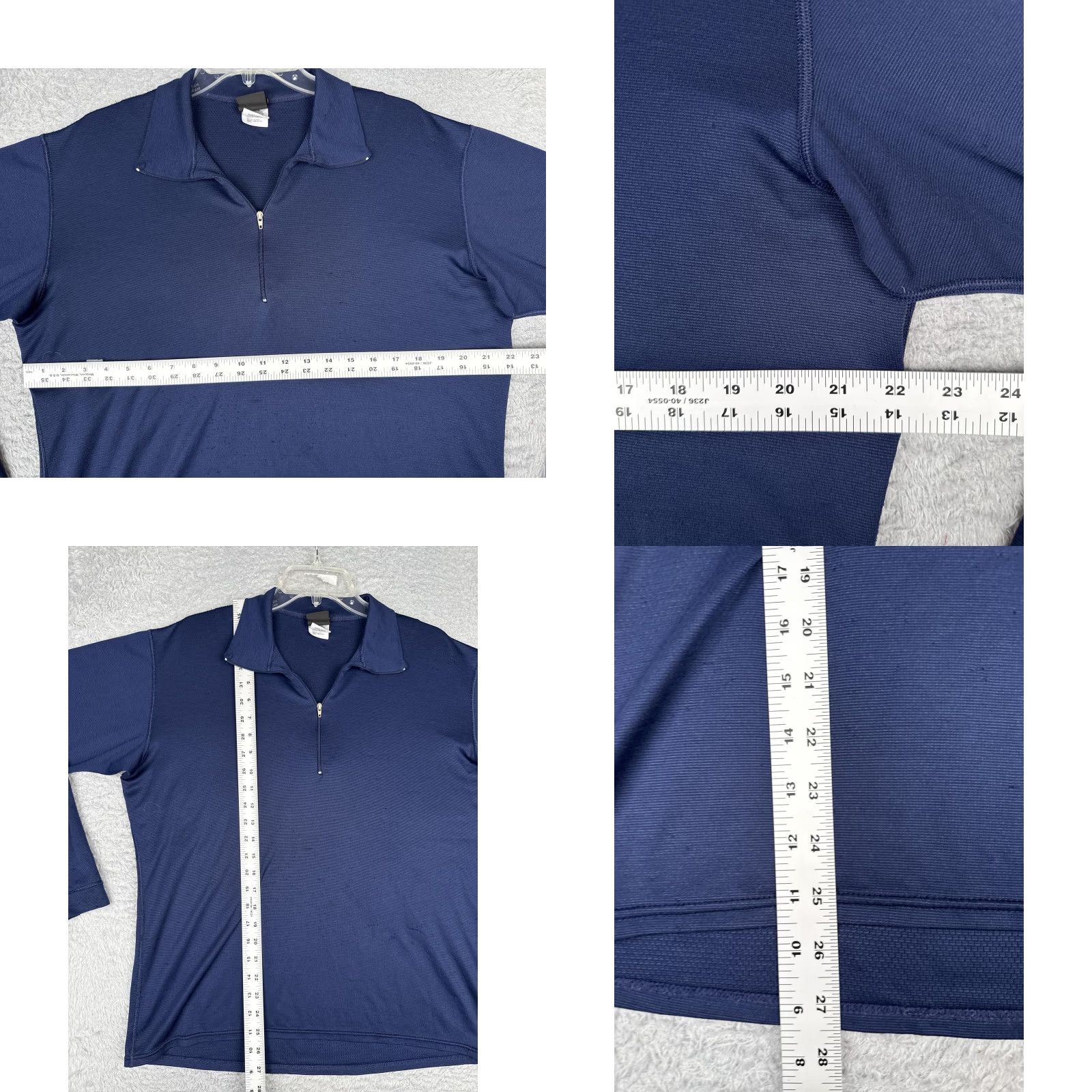 Patagonia VINTAGE Patagonia Shirt Mens Large Blue Long Sleeve 1/2 Zip Capilene USA Thermal Size US L / EU 52-54 / 3 - 8 Thumbnail