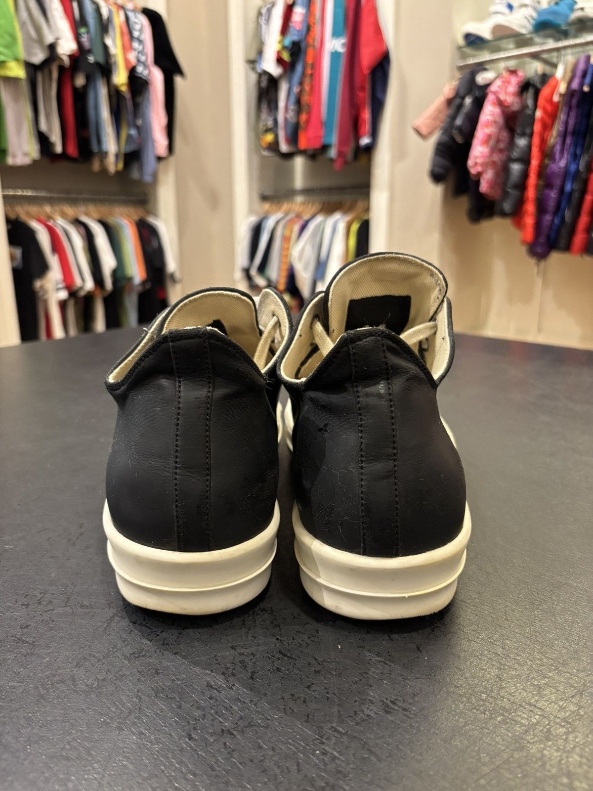 Rick Owens Rick Owens Ramone Low Black Milk Size US 11 / EU 44 - 5 Thumbnail
