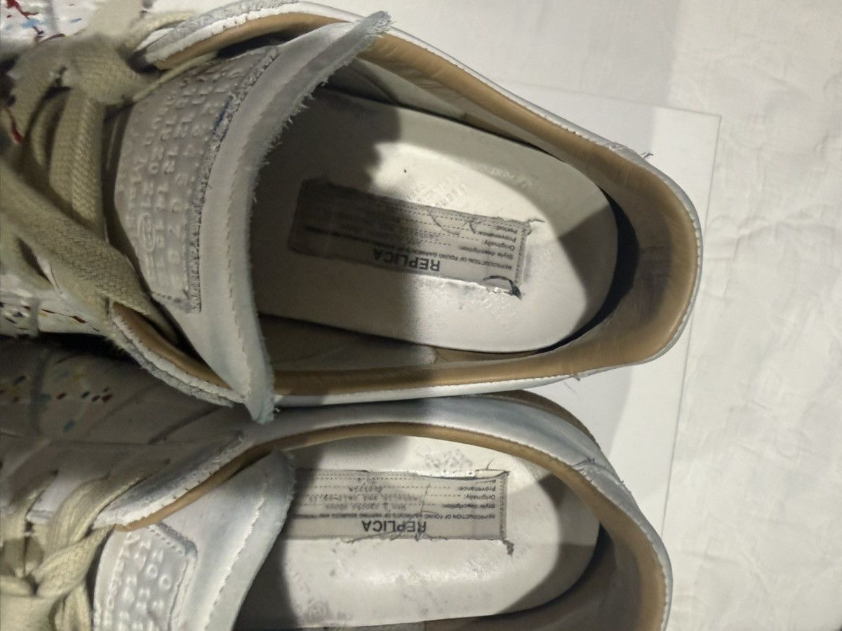 Maison Margiela Maison Margiela Paint Splatter White Size US 10.5 / EU 43-44 - 5 Thumbnail