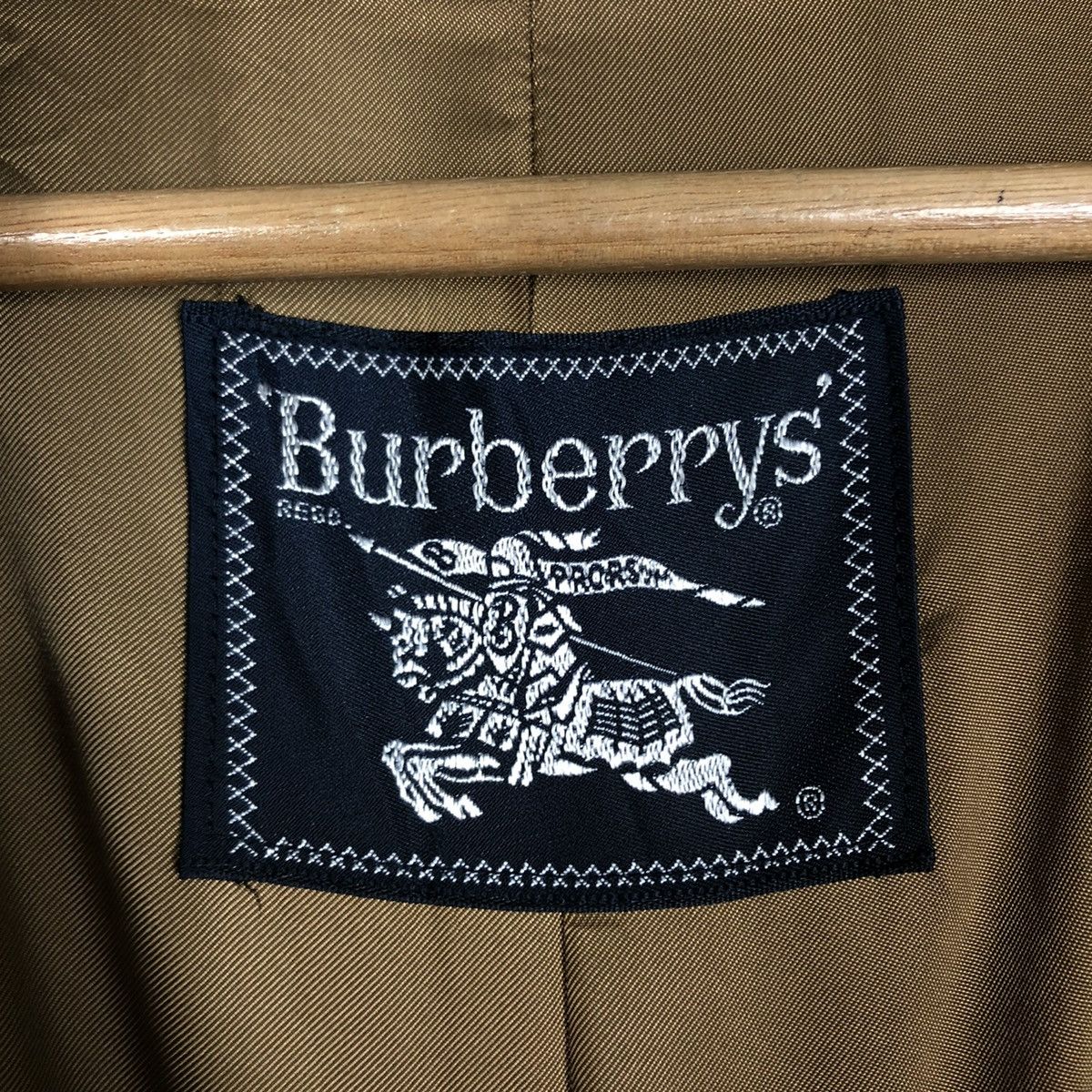 Burberry 🔥VINTAGE FLY WOOL HERRINGBONE LONG JACKET BURBERRYS Size US M / EU 48-50 / 2 - 19 Thumbnail