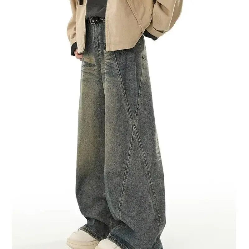 Japanese Brand × Jean Retro casual wide leg high street jeans Size US 32 / EU 48 - 6 Thumbnail