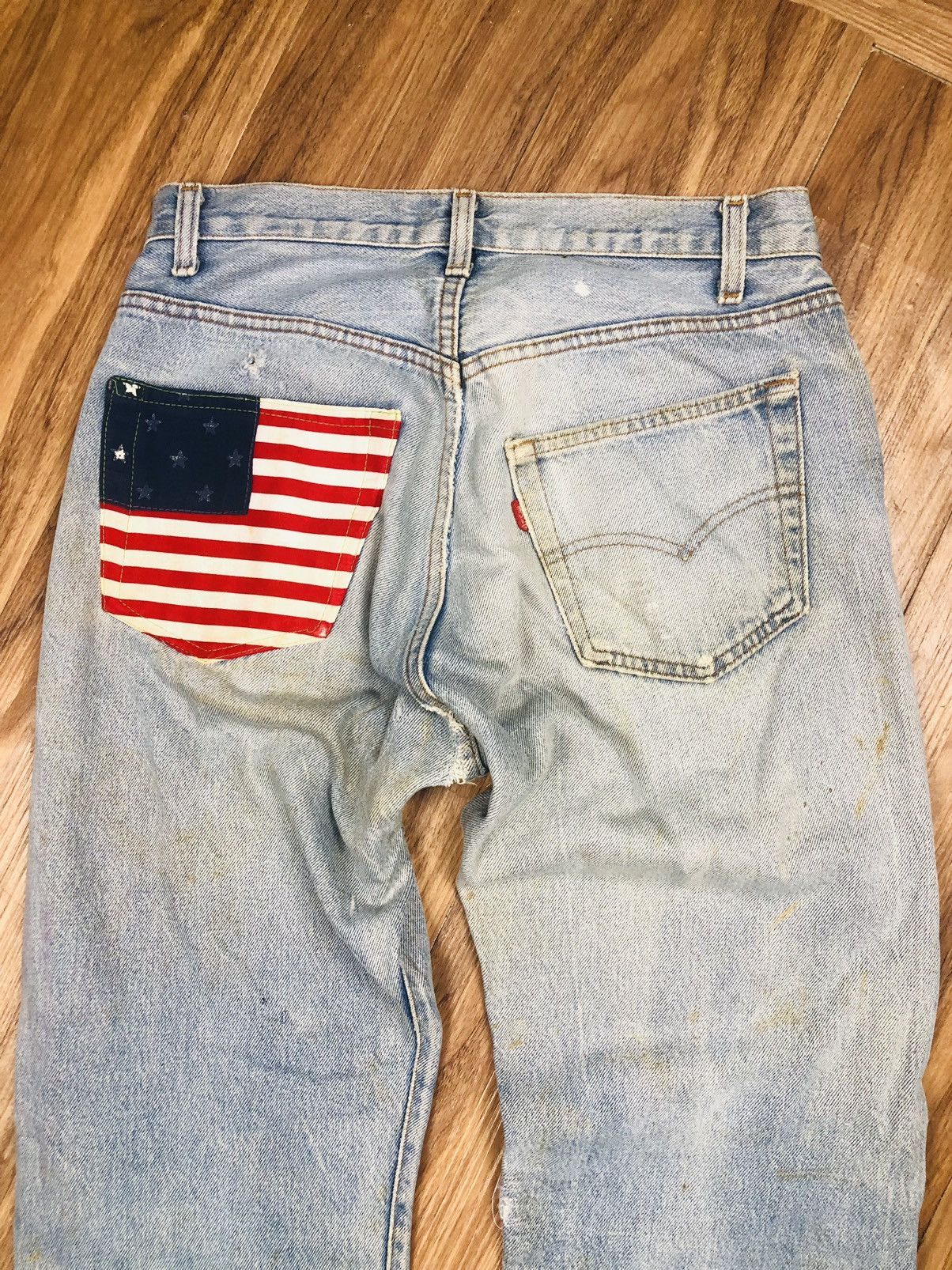 Levi's RARE VINTAGE Levi's 501 Custom Distressed Jeans (40) Size US 30 / EU 46 - 13 Thumbnail