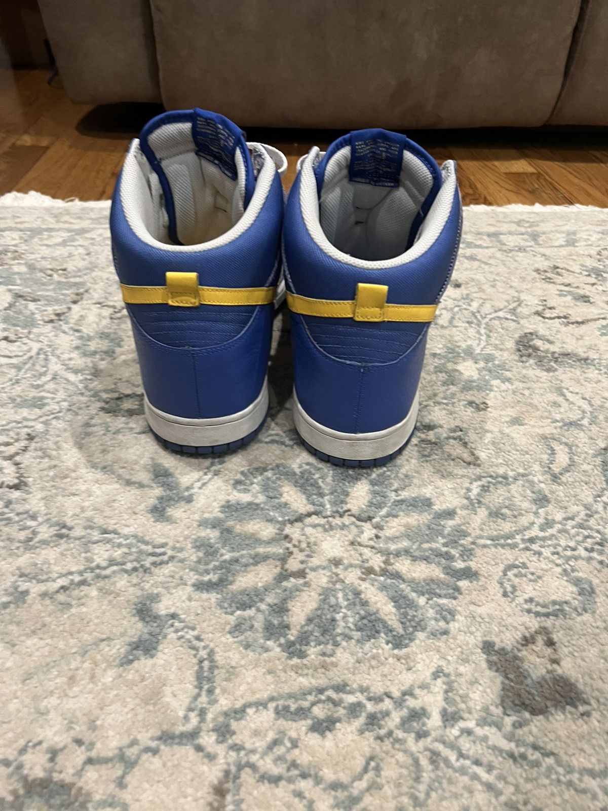 Nike Nike dunk high euro champ Sweden retro CLEAN Size US 14 / EU 47 - 5 Thumbnail