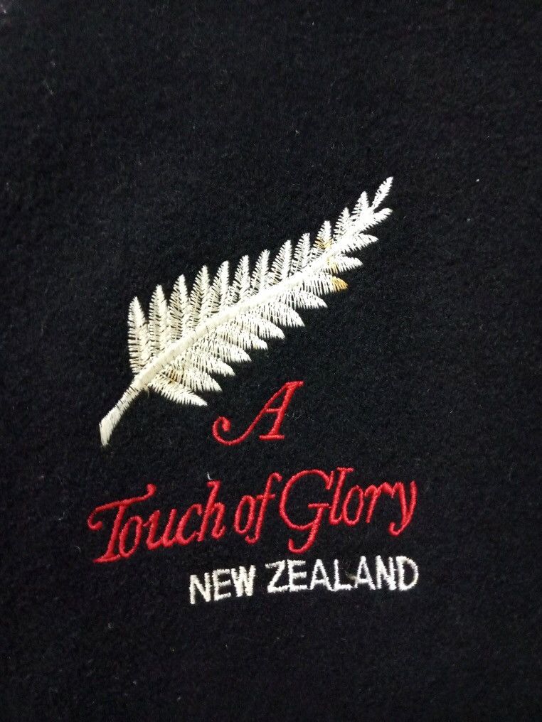 Vintage A01 A Touch of Glory Wool + Sleeve Leather Varsity Jacket Size US L / EU 52-54 / 3 - 6 Thumbnail