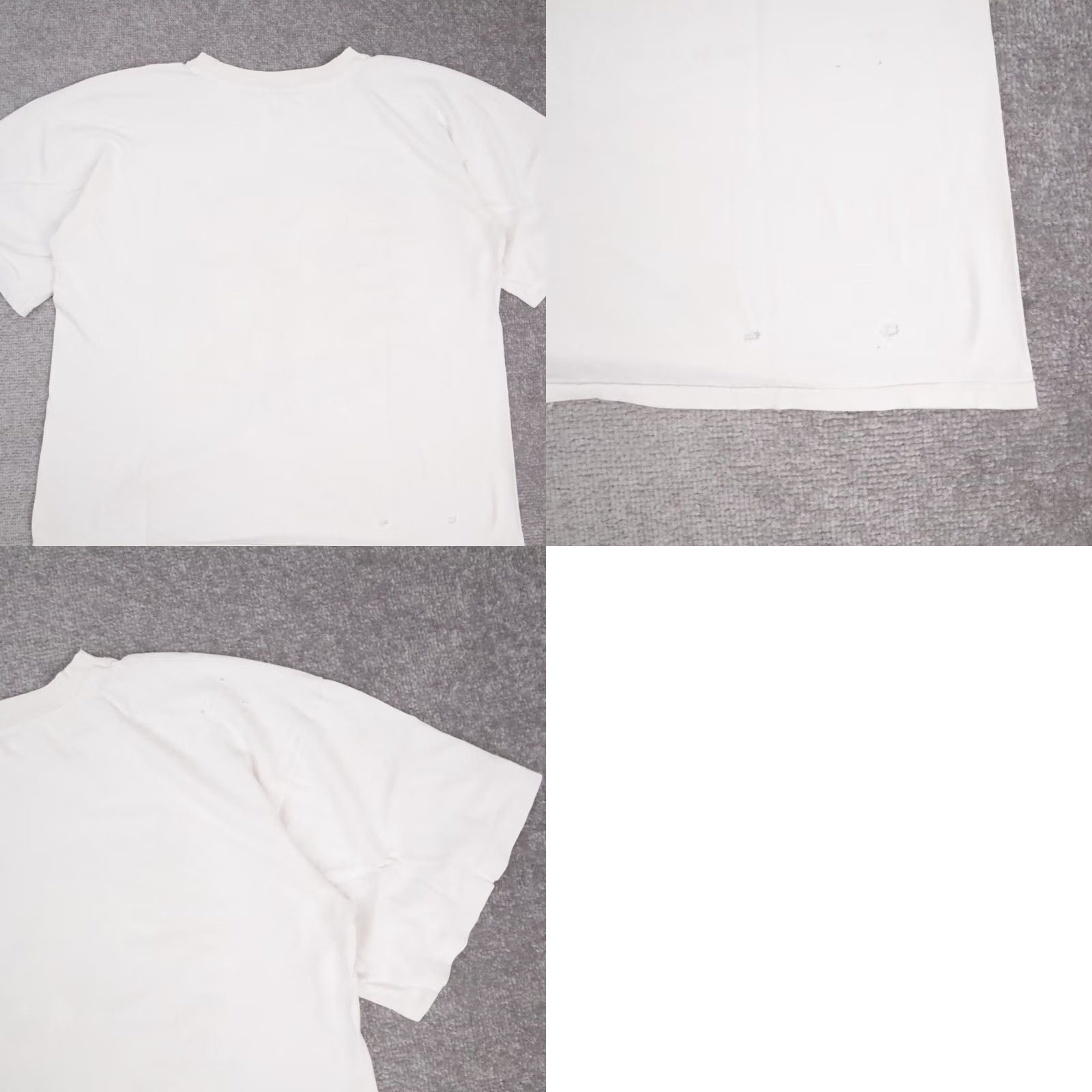 Vintage VTG 90s Nevada World Ecology Animals T-Shirt White XL Short Sleeve Thrashed Size US XL / EU 56 / 4 - 9 Thumbnail