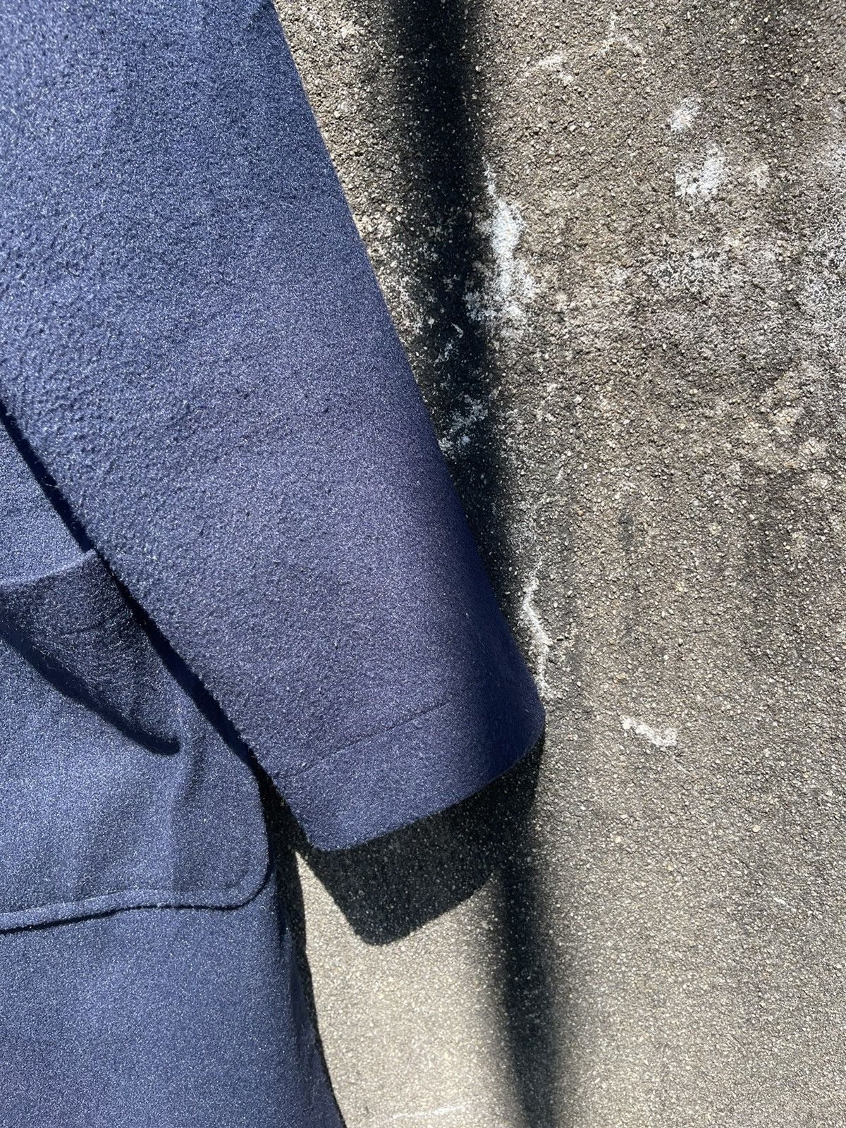 Japanese Brand Vintage Part2 by Junko Shimada Wool Hooded Coat – Navy (M) Size US M / EU 48-50 / 2 - 8 Thumbnail