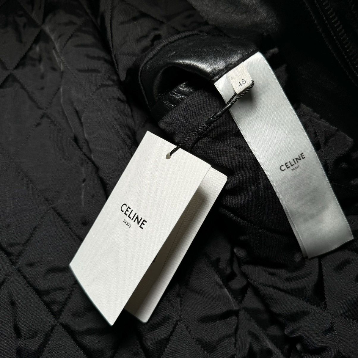 Celine × Hedi Slimane 「LIMITED TIME」CELINE “FW22 SLEEVELESS LEATHER JACKET” Size US M / EU 48-50 / 2 - 7 Thumbnail