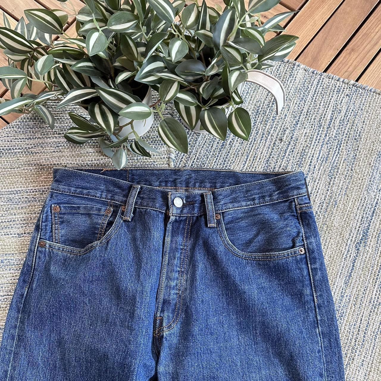 Levi's Vintage Y2K Levis Blue Denim Pants Trousers Size US 32 / EU 48 - 5 Thumbnail