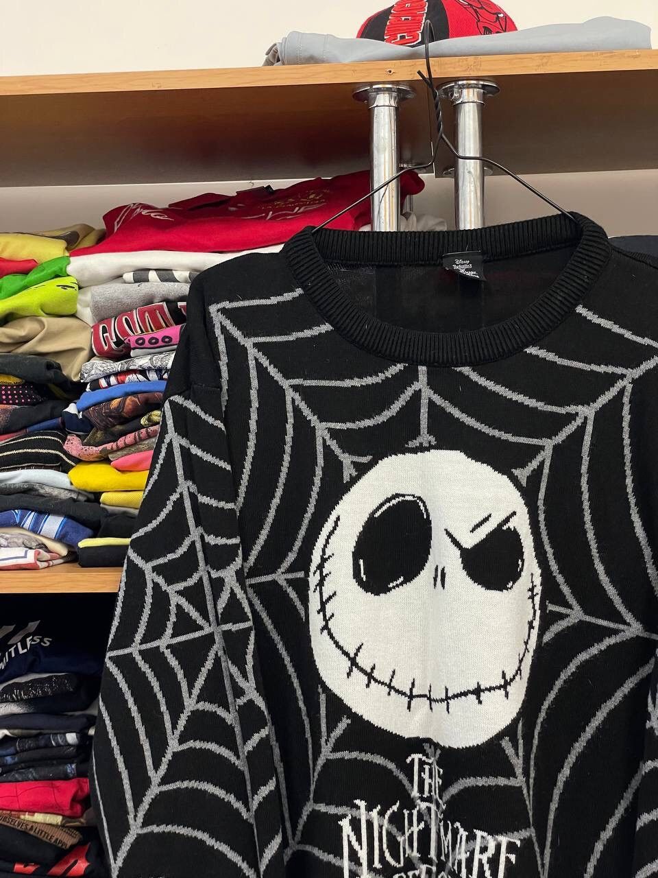 Disney × Vintage The Nightmare Before Christmas Tim Burtons Sweater Size US L / EU 52-54 / 3 - 2 Thumbnail