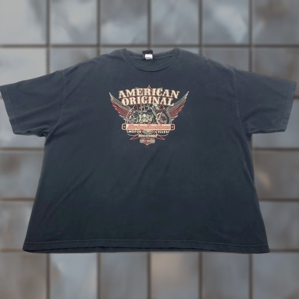 Harley Davidson Harley-Davidson T Shirt Mens 3XL Black Crew Neck Short Sleeve Graphic Print Logo Meme? (no) Size US XXL / EU 58 / 5 - 1 Thumbnail