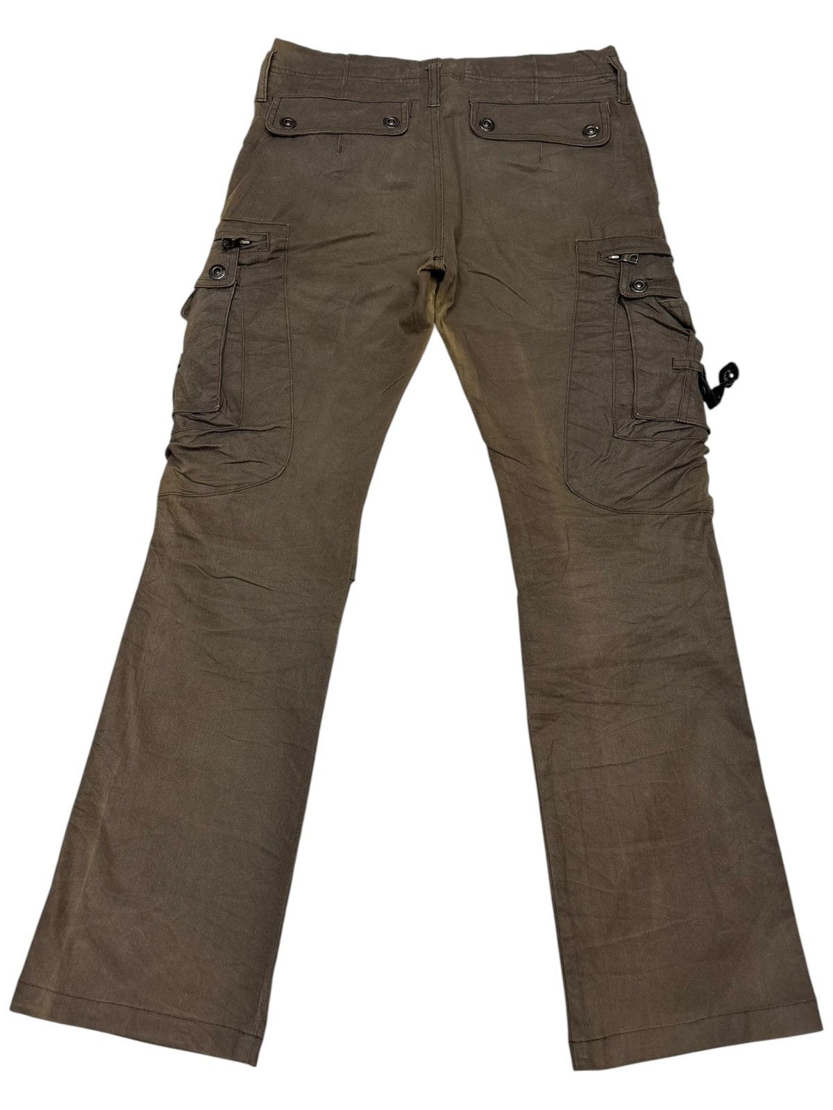 Tornado Mart TORNADO MART FLARE SUN FADED CARGO PANTS Size US 32 / EU 48 - 2 Thumbnail