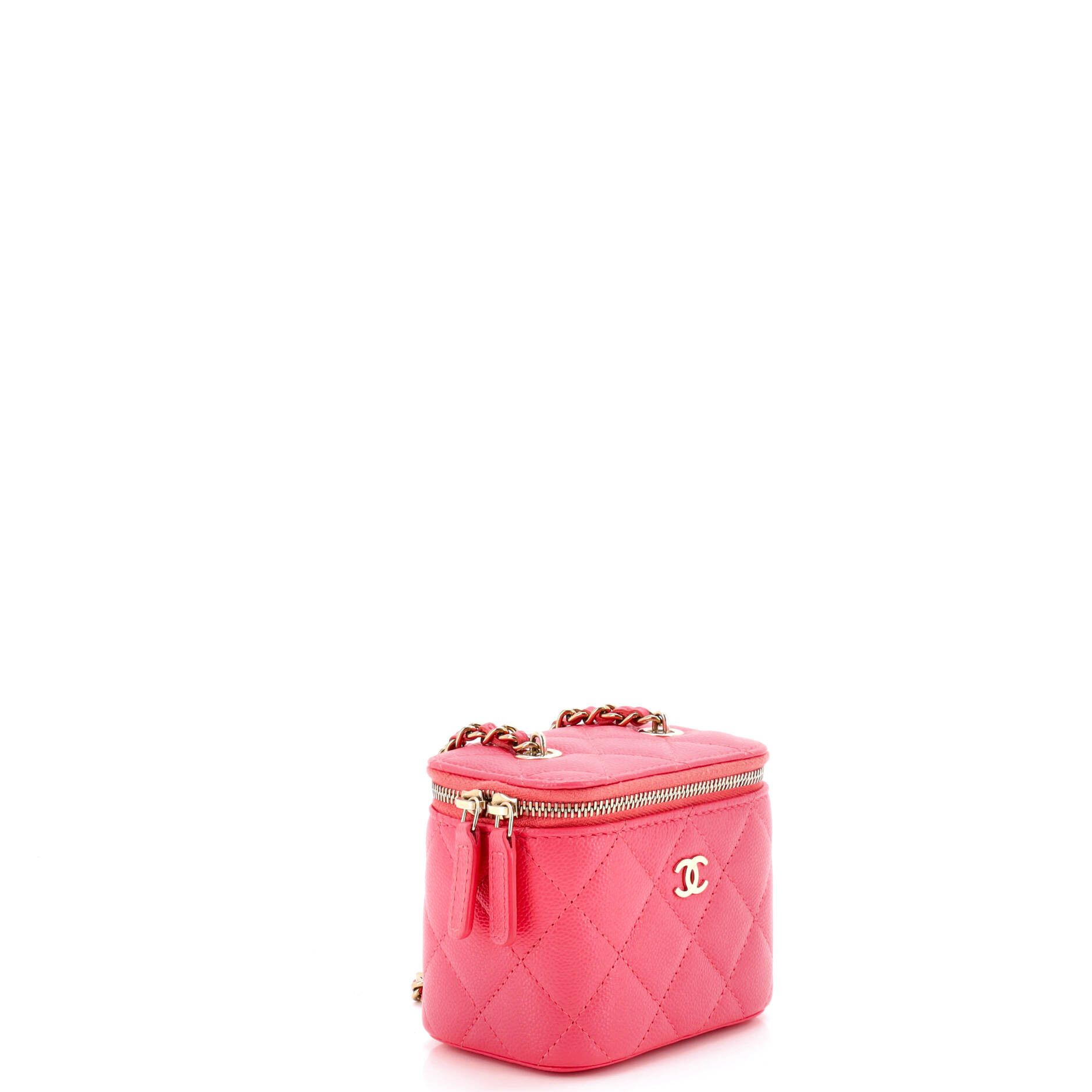 Chanel Classic Vanity Case with Chain Quilted Caviar Mini Size ONE SIZE - 1 Thumbnail