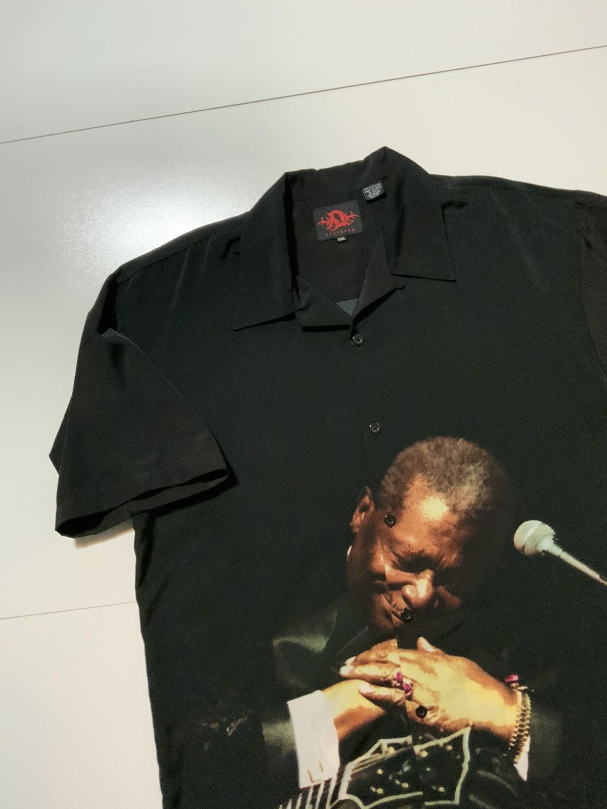 Dragonfly × Vintage Vintage Dragonfly BB King Lucille Blues Guitar Button Shirt Size US XXL / EU 58 / 5 - 3 Thumbnail