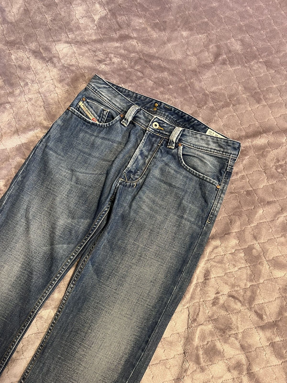 Diesel × Vintage 💥Vintage y2k fade Diesel Denim Pants Size US 32 / EU 48 - 3 Thumbnail