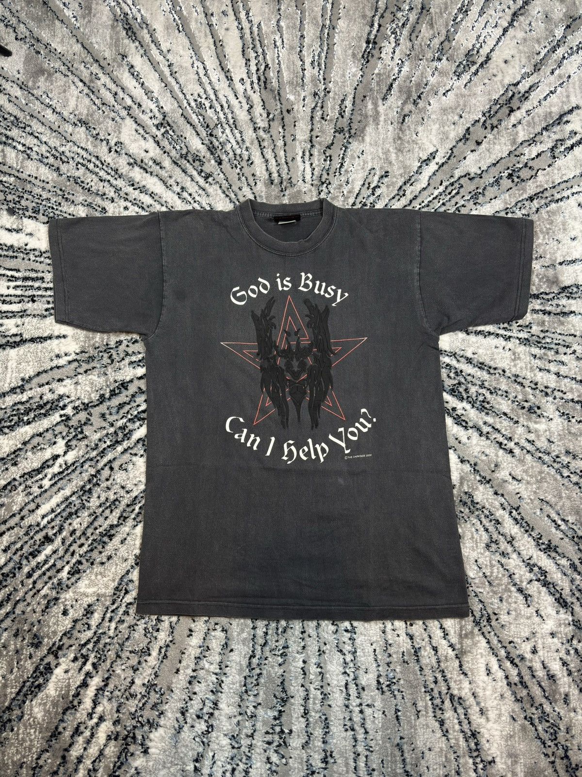 Japanese Brand Vintage Faded Devil Opium Affliction band rock Metal t shirt Size US M / EU 48-50 / 2 - 1 Thumbnail