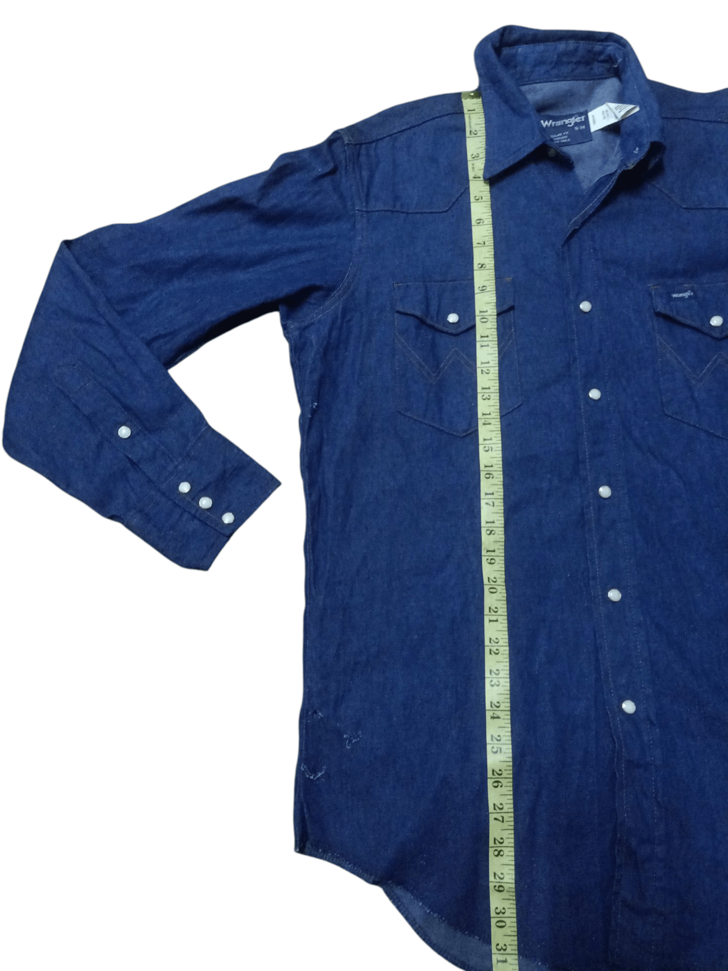 Vintage × Wrangler Wrangler 70a SnapButton Western Men Denim Size US M / EU 48-50 / 2 - 5 Thumbnail