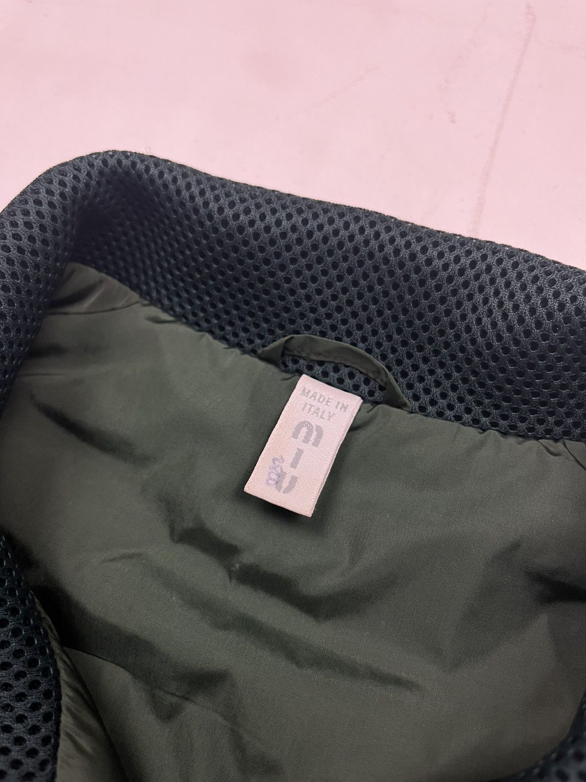 Miu Miu Miu Miu F/W1999 Runway sample Changeant Fabric track Jacket Size US M / EU 48-50 / 2 - 13 Thumbnail