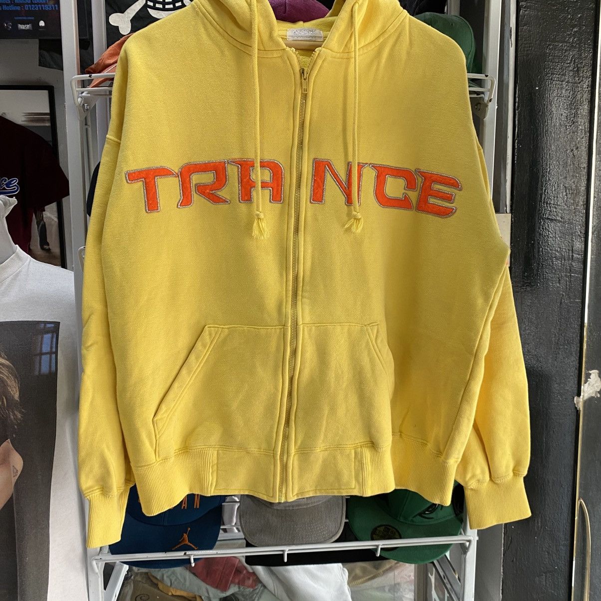 Japanese Brand × Vintage TRANCE Fast-Frame For The Future Hoodie Size US L / EU 52-54 / 3 - 4 Thumbnail