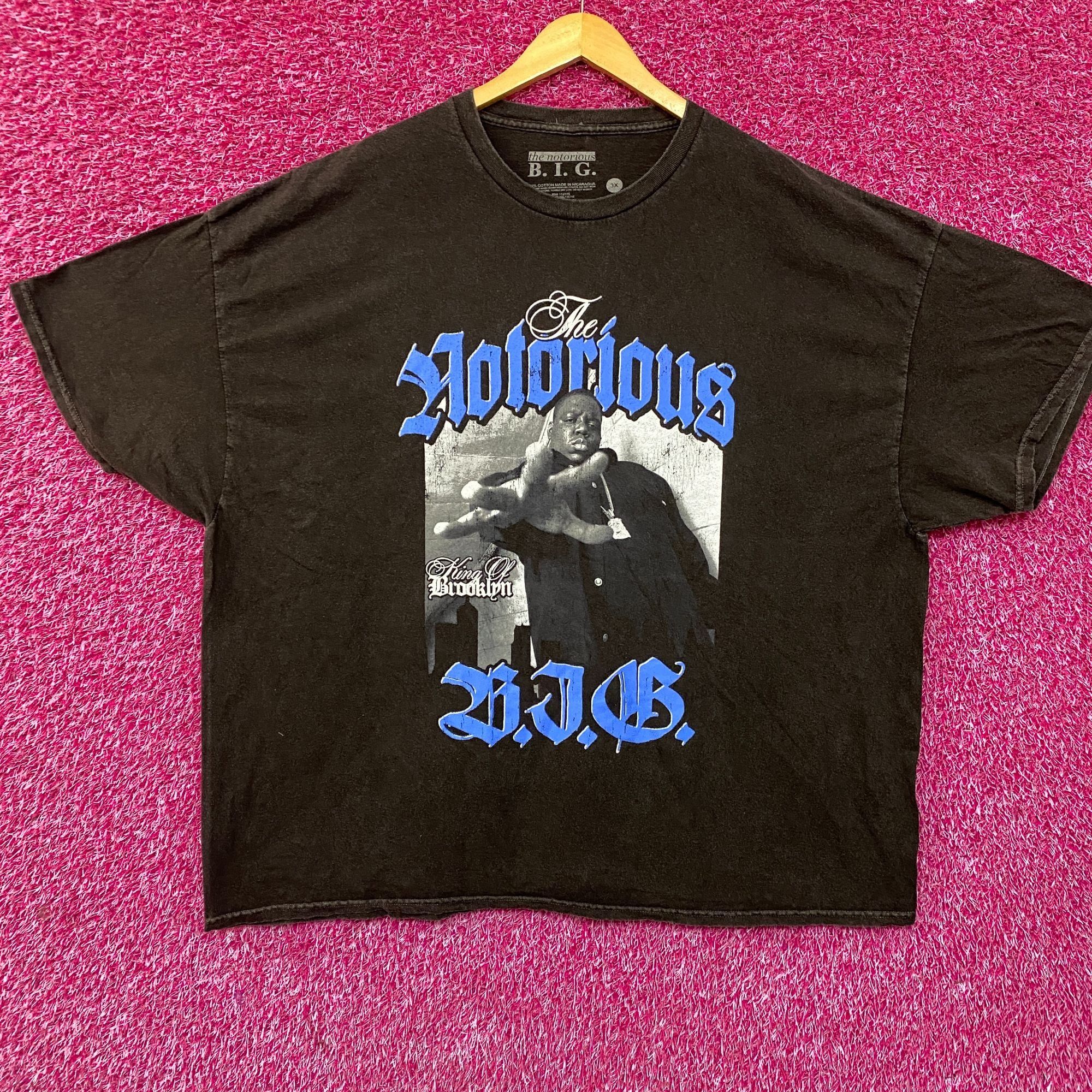 Rap Tees The Notorious B.I.G. King of Brooklyn Big T-shirt 3XL Size US XXL / EU 58 / 5 - 1 Thumbnail