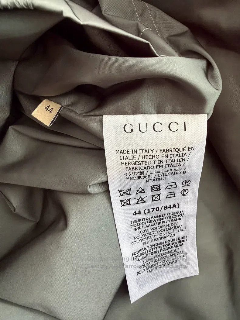 Gucci Gucci Dark gray silver dark pattern full print logo cotton Size US S / EU 44-46 / 1 - 5 Thumbnail