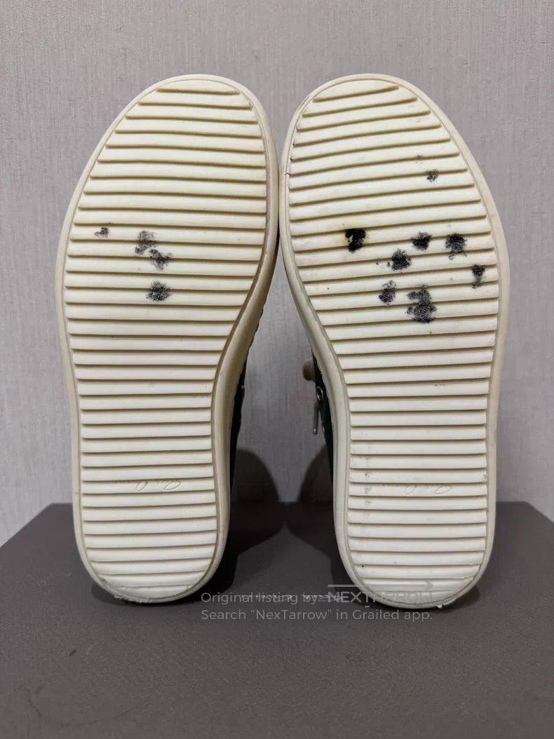 Rick Owens Rick Owens White and green Converse-style shoes Size US 5.5 / IT 35.5 - 5 Thumbnail