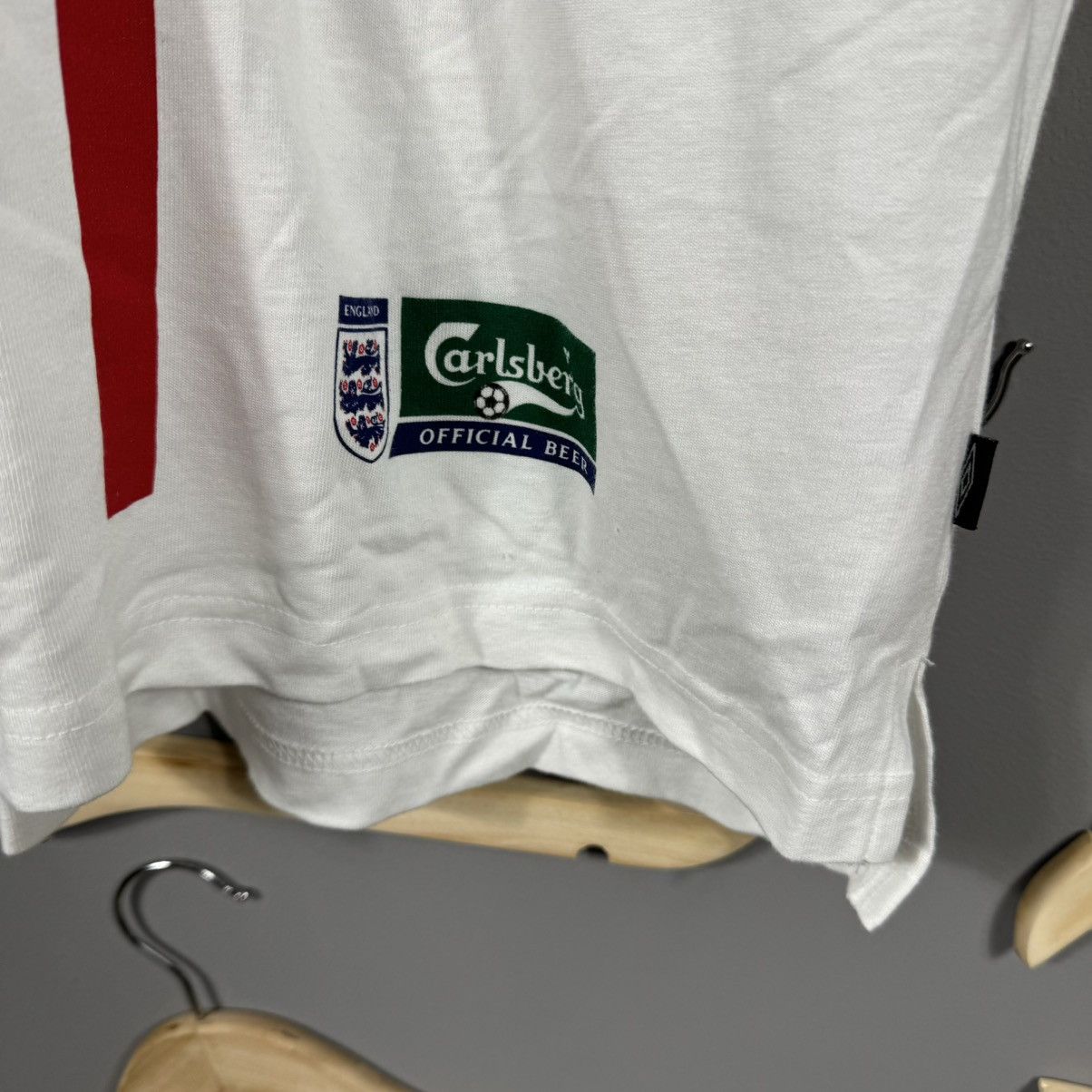 Umbro Vintage Umbro England Carlsberg Soccer T-shirt Size US L / EU 52-54 / 3 - 6 Thumbnail