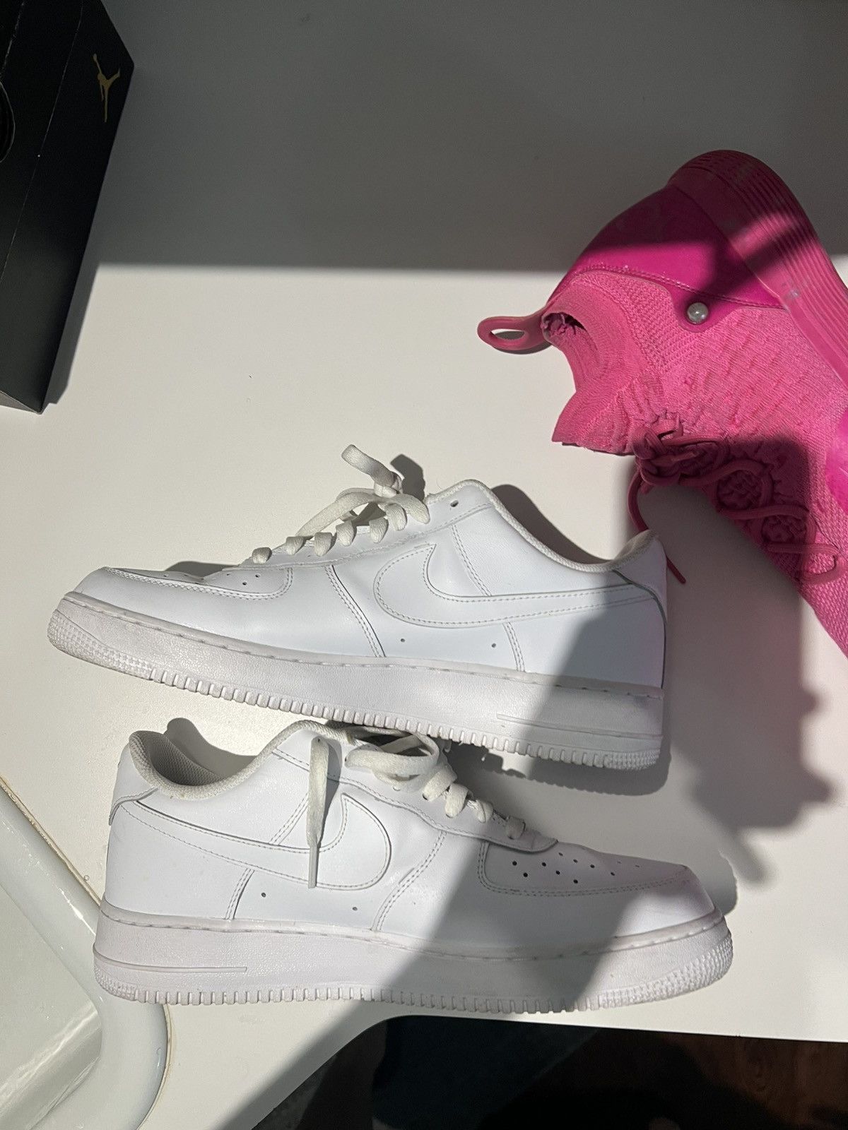 Nike Airforce 1-White Size US 13 / EU 46 - 2 Thumbnail