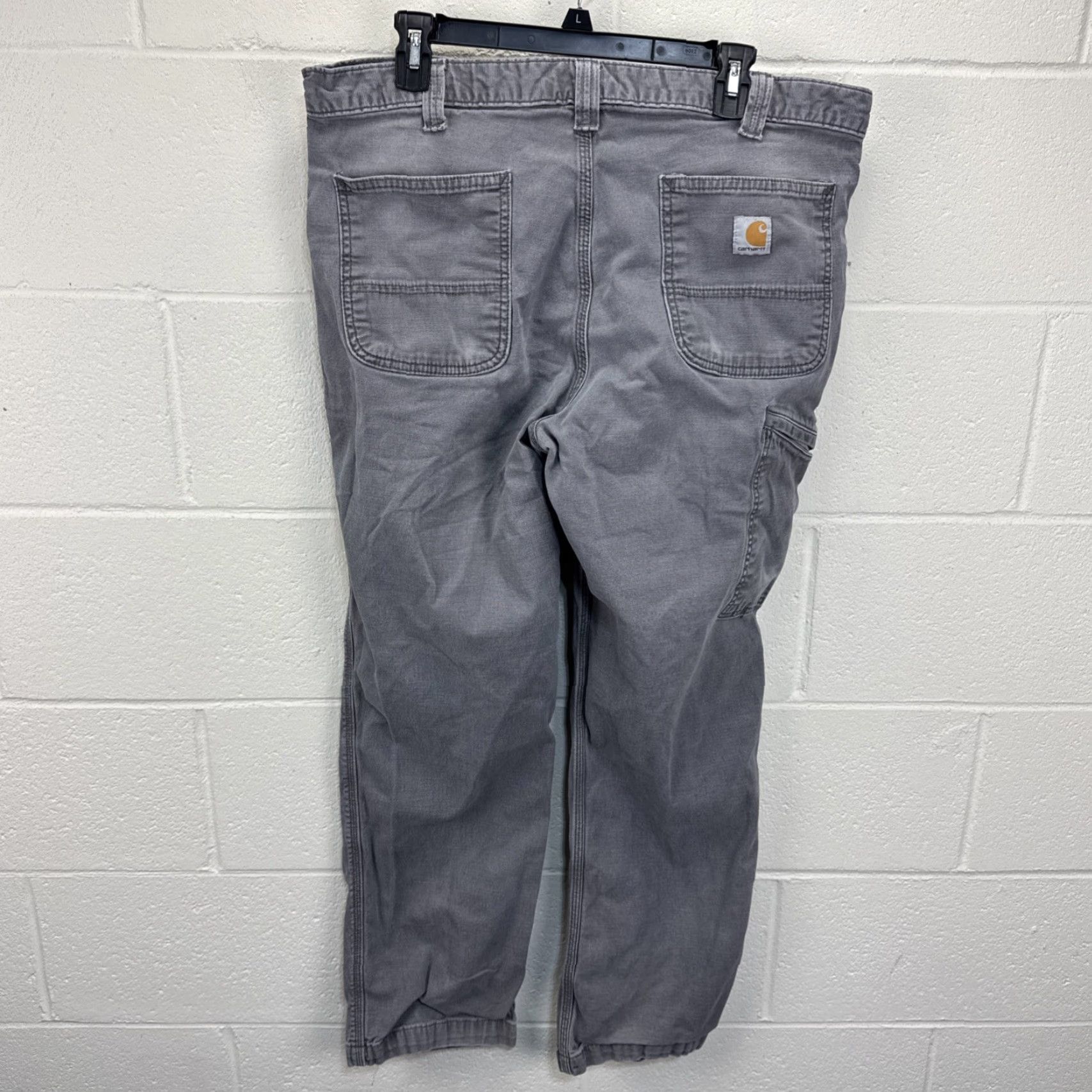 Carhartt Carhartt Mens 38x32 Relaxed Fit Gray Rugged Flex Work Pants 102291-039 Size US 38 / EU 54 - 7 Thumbnail