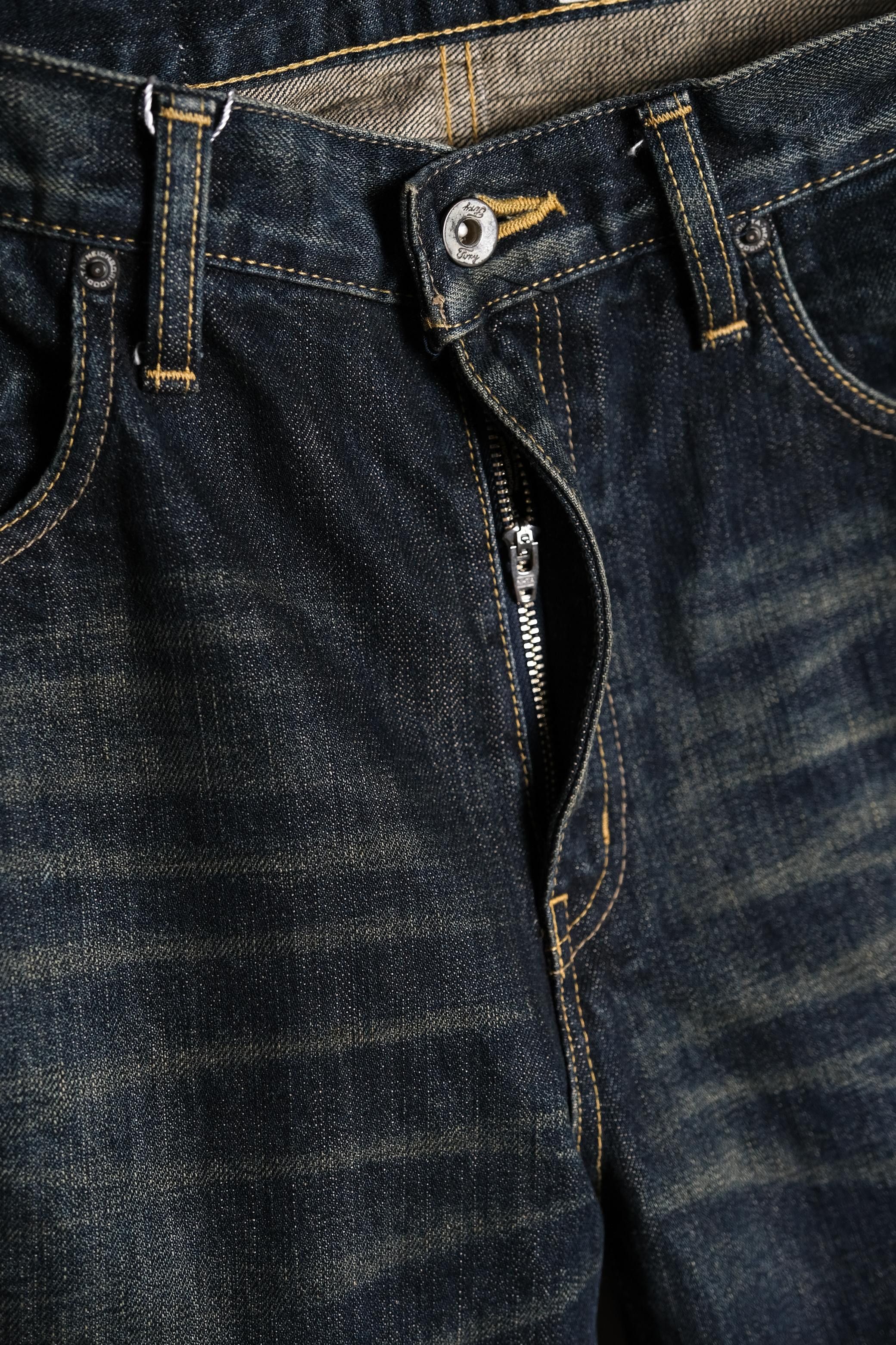 Neighborhood Neighborhood 15S/S Washed DP MID 14OZ Selvedge Denim Jeans Size US 34 / EU 50 - 3 Thumbnail