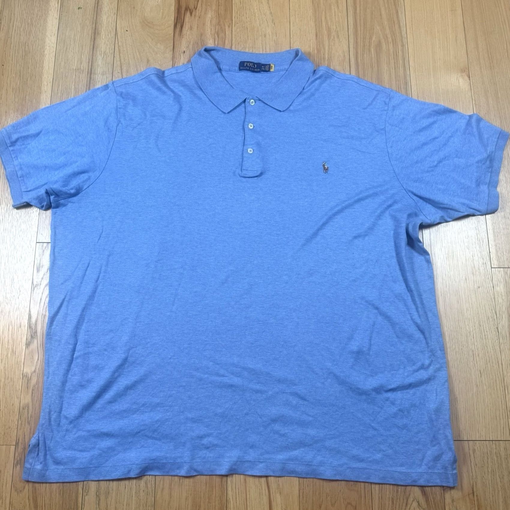 Ralph Lauren Ralph Lauren Polo Shirt Mens 3XLT Tall Short Sleeve Soft Touch Blue Size US XXL / EU 58 / 5 - 3 Thumbnail
