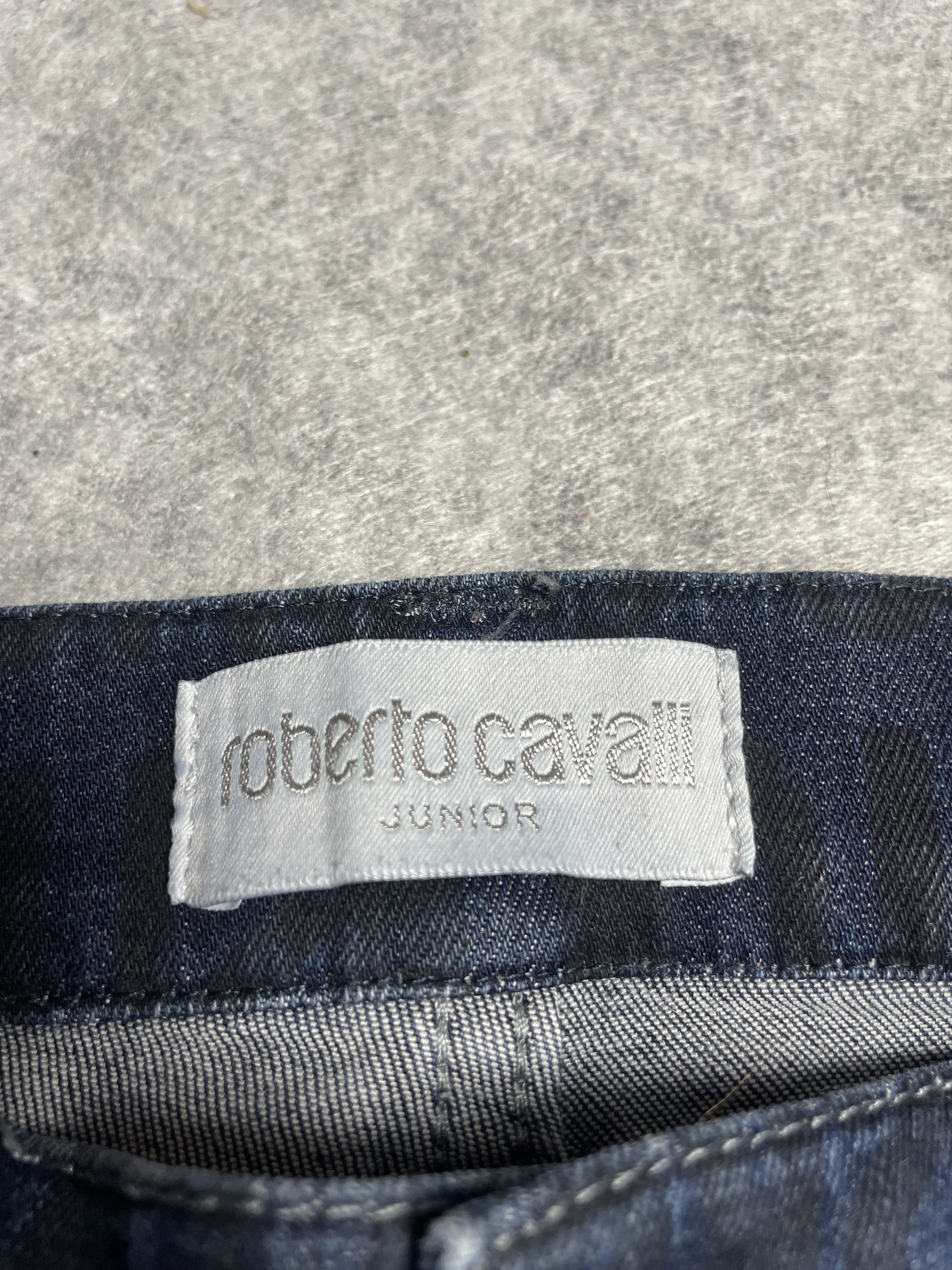 Roberto Cavalli Roberto Cavalli Junior Logo Print Trousers Jeans W30 Size 30" / US 8 / IT 44 - 10 Thumbnail