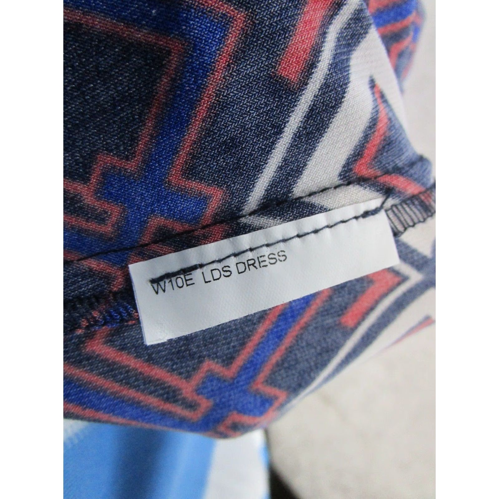 Joseph Ribkoff VINTAGE Joseph Ribkoff Dress Womens 8 Blue White Orange Bodycon Size M / US 6-8 / IT 42-44 - 4 Thumbnail