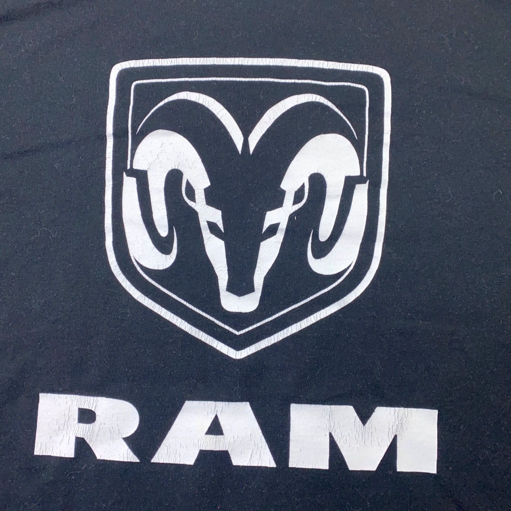 Logo 7 DODGE Shirt Adult Large Black Ram Logo DryBlend Graphic Tee, Short Sleeve, Crew Neck, Car Logo, Mens Size US L / EU 52-54 / 3 - 2 Thumbnail