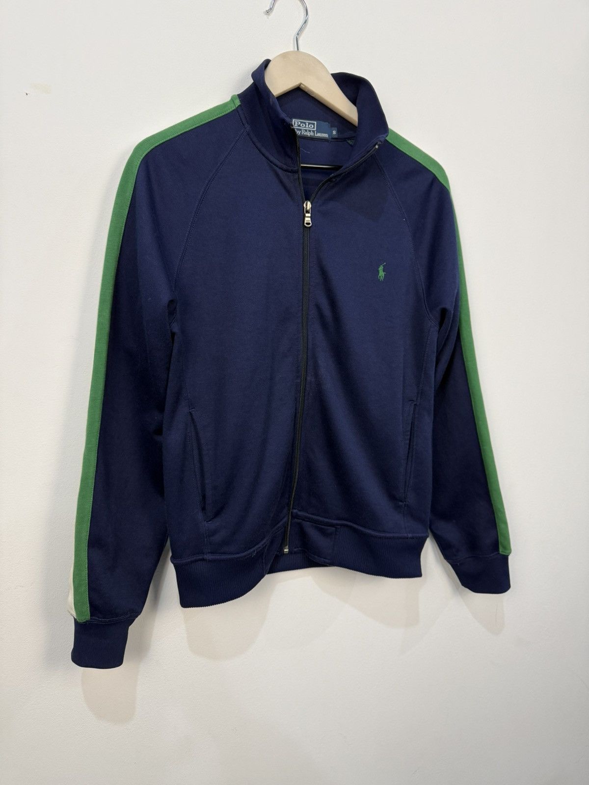 Polo Ralph Lauren Polo Ralph Lauren Vintage Zip Blue Sweatshirt Size US S / EU 44-46 / 1 - 3 Thumbnail