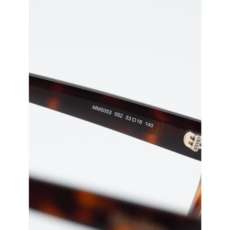 Max Mara Max Mara MM5053 052 Eyeglasses Havana 53mm Cat Eye Frame Size ONE SIZE - 6 Thumbnail