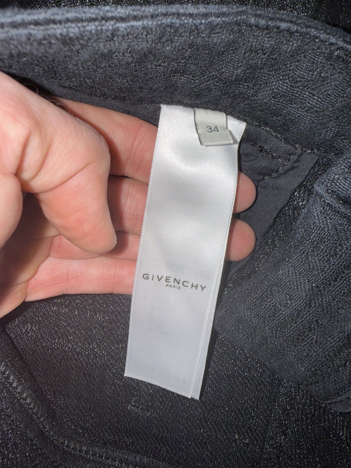 Givenchy Givenchy Waxed Monogram Jeans Size US 34 / EU 50 - 7 Thumbnail