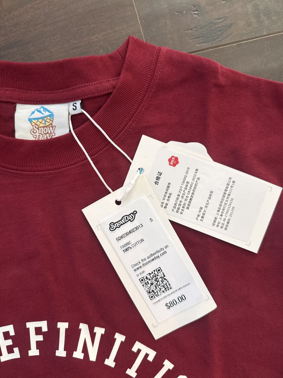 Snowday Snowday Long Sleeve Tee - Size Small - BRAND NEW! Size US S / EU 44-46 / 1 - 7 Thumbnail