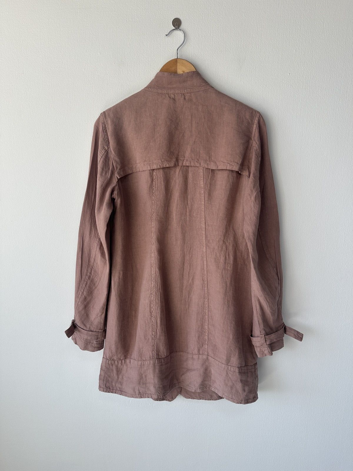 Transit TRANSIT PAR SUCH Archive Italy Dusty Pink 100% Linen Jacket Size M / US 6-8 / IT 42-44 - 2 Thumbnail