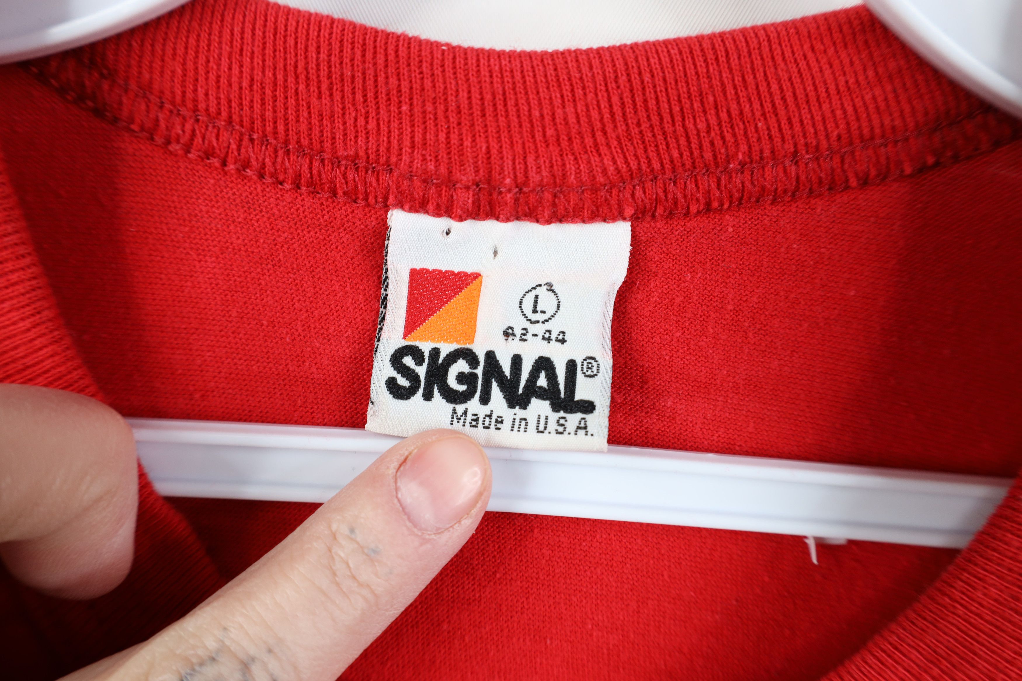 Vintage Vintage 80s Coca Cola 100 Year Anniversary T-Shirt Red USA Size L / US 10 / IT 46 - 5 Thumbnail