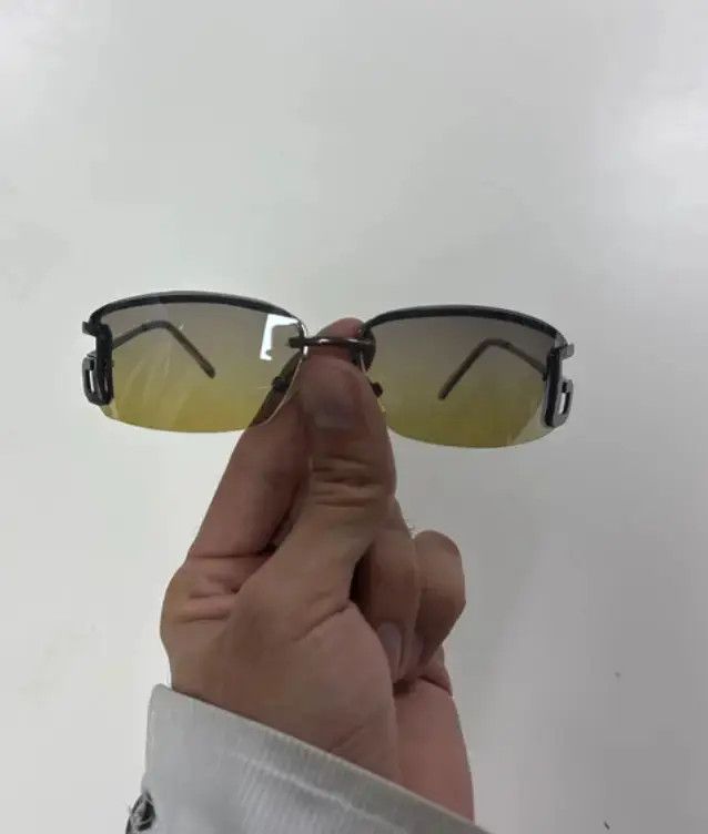 Gucci × Tom Ford × Vintage Gucci Sunglasses Mask Shield Sport Bike Pop RI869 Size ONE SIZE - 2 Thumbnail