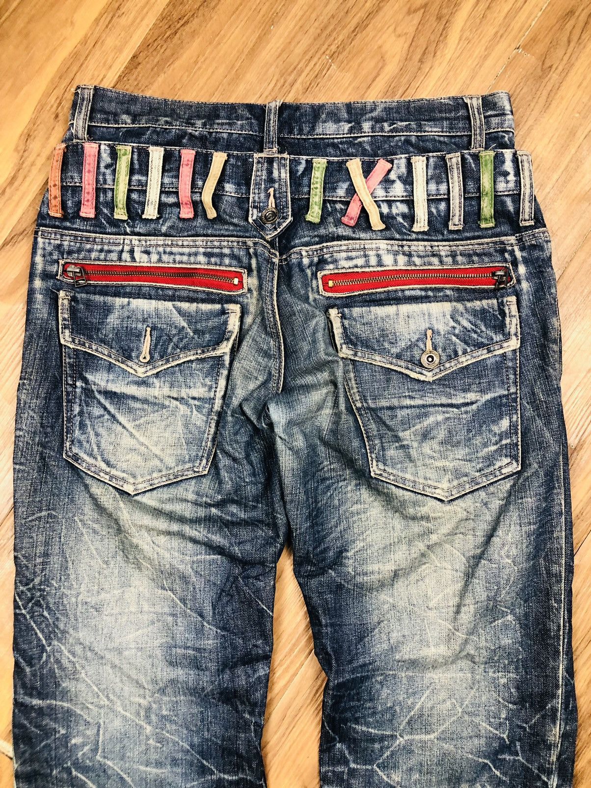 Japanese Brand Rare Vintage ANTFUI JEANS 82 Denim (37) Size US 32 / EU 48 - 14 Thumbnail