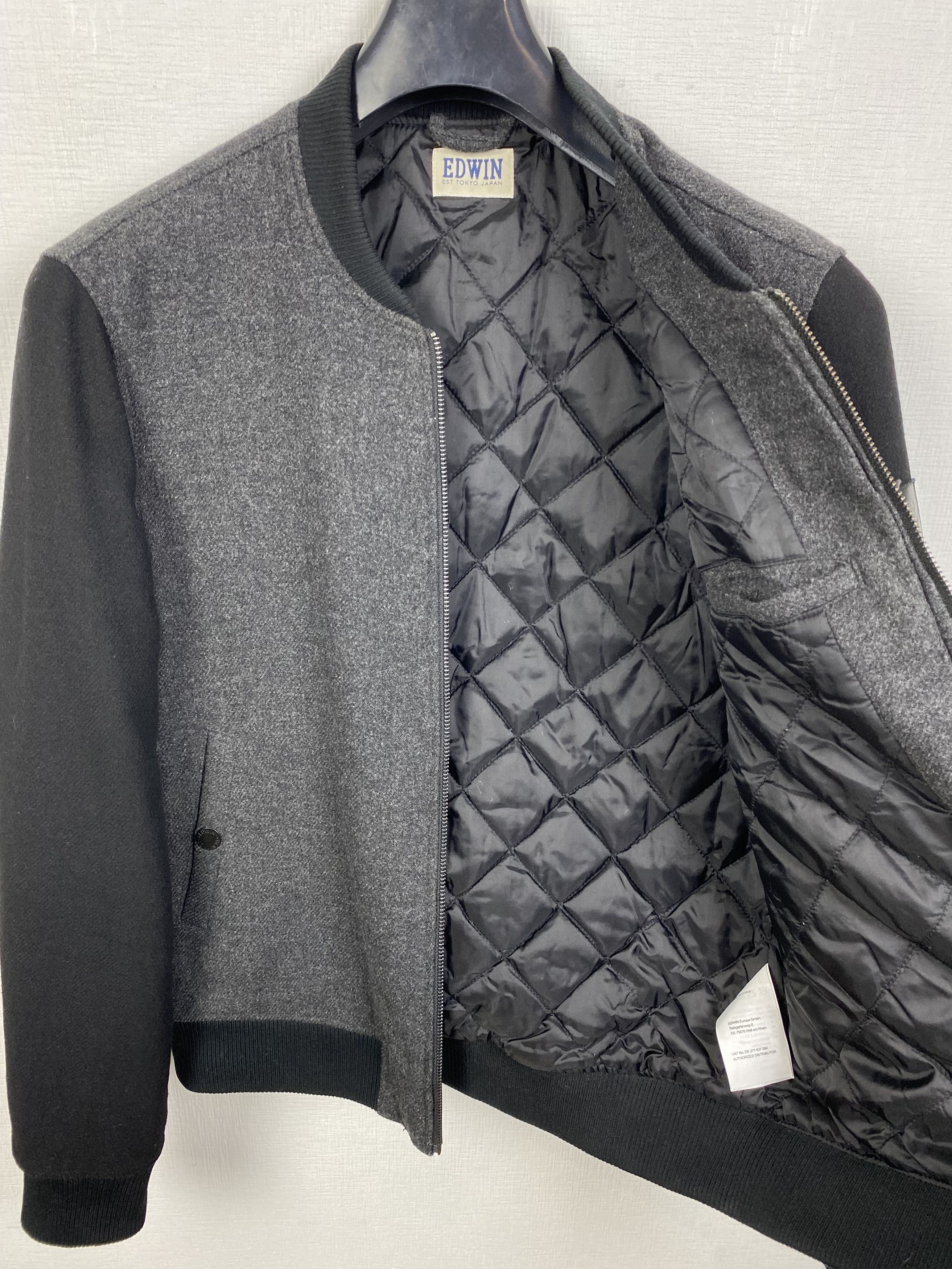 Edwin Edwin Japan Men Wool Bomber Jacket Size S Size US S / EU 44-46 / 1 - 9 Thumbnail