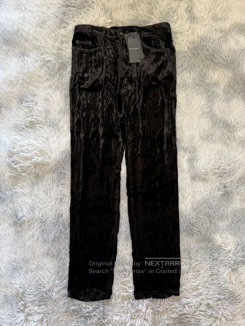 Saint Laurent Paris Saint Laurent SLP 19FW Velvet Trousers. Size US 31 - 1 Thumbnail