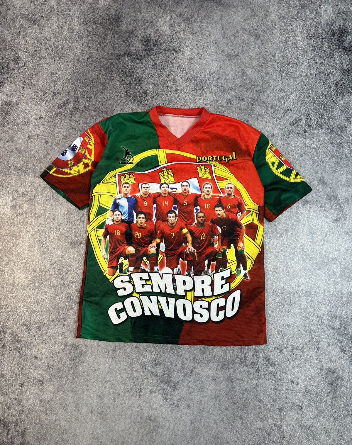 Vintage Vintage Portugal Soccer Jersey Blokecore Rare USA Style L Size US L / EU 52-54 / 3 - 1 Thumbnail
