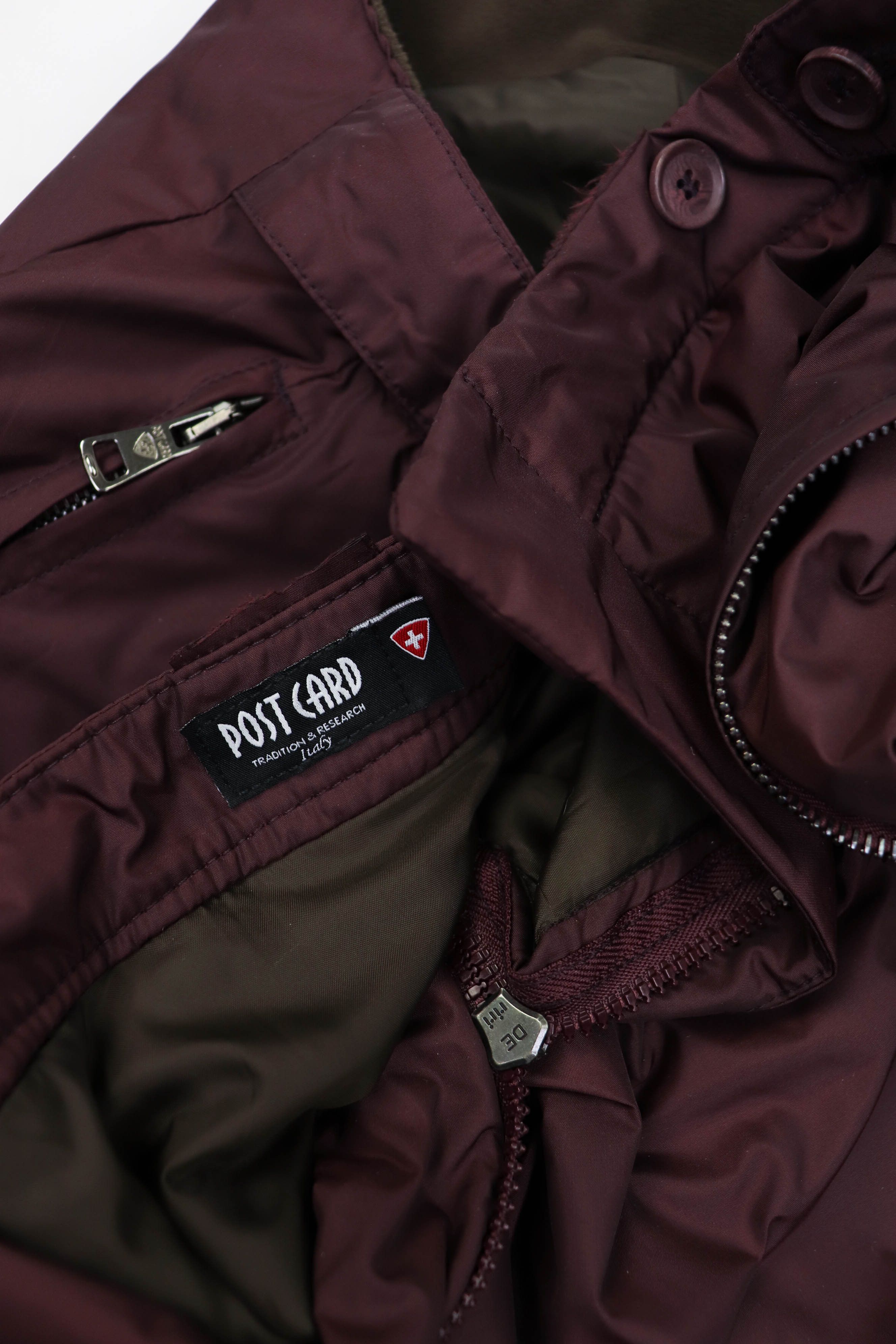 Other Post Card Burgundy Nylon Snow Ski Pants Size US 34 / EU 50 - 16 Thumbnail