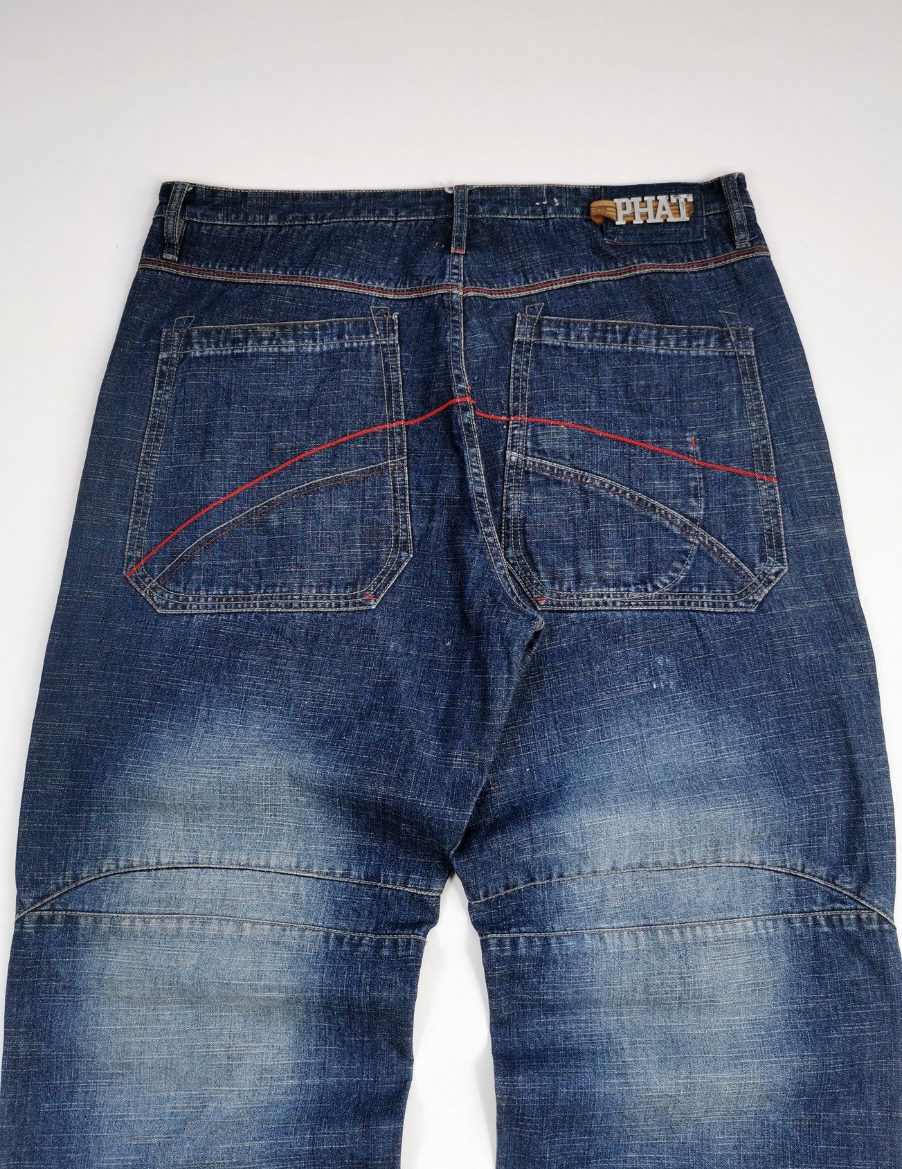 Phat Farm Baggy Vintage Phat Farm Double Knee Denim Jeans Size US 41 - 9 Thumbnail